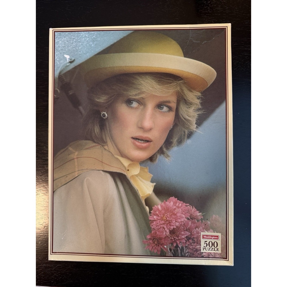 Vintage Waddingtons Princess Diana of Wales 500 Pc. Jigsaw Puzzle 1983 Sealed